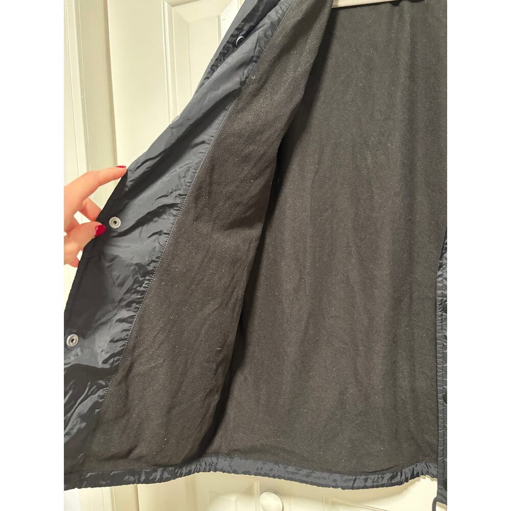 Vans Black Medium Snap Button Jacket Windbreaker - Picture 5 of 10